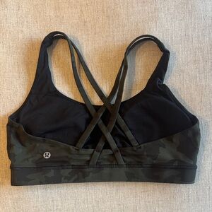 lululemon Camouflage Energy Sports Bra